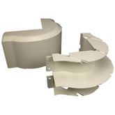 Legrand - Wiremold 40N2F19 CableSmart 40N2 Series 2" Bend Radius Full Capacity External Elbow